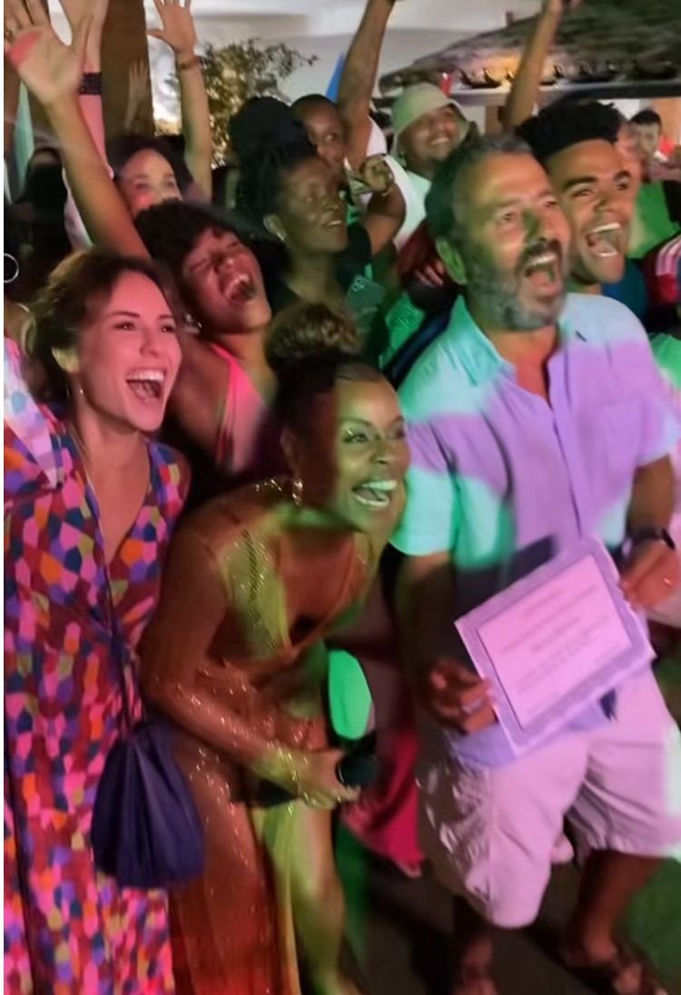 Marcos Palmeira no aniversário de Roberta Rodrigues — Foto: Reprodução/Instagram