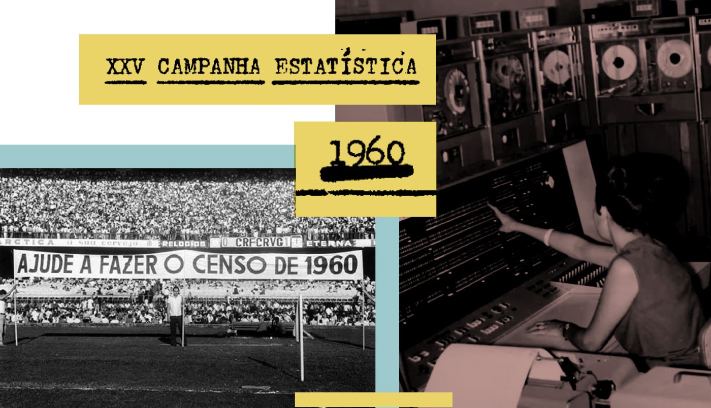 Para apurar os dados, em 1960 foi importado dos EUA um computador chamado de “cérebro eletrônico”. O calor, porém, prejudicou o funcionamento do equipamento, e o os dados foram somados a mão. O Brasil tinha 70,9 milhões de pessoas, 59,5% na área rural — Foto: Arte GLOBO