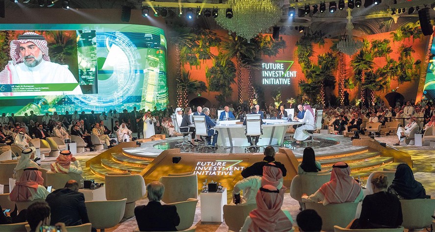 Conferência anual em Riad, capital da Arábia Saudita, discutiu investimentos na Humanidade, proposta que se reflete no tema deste ano