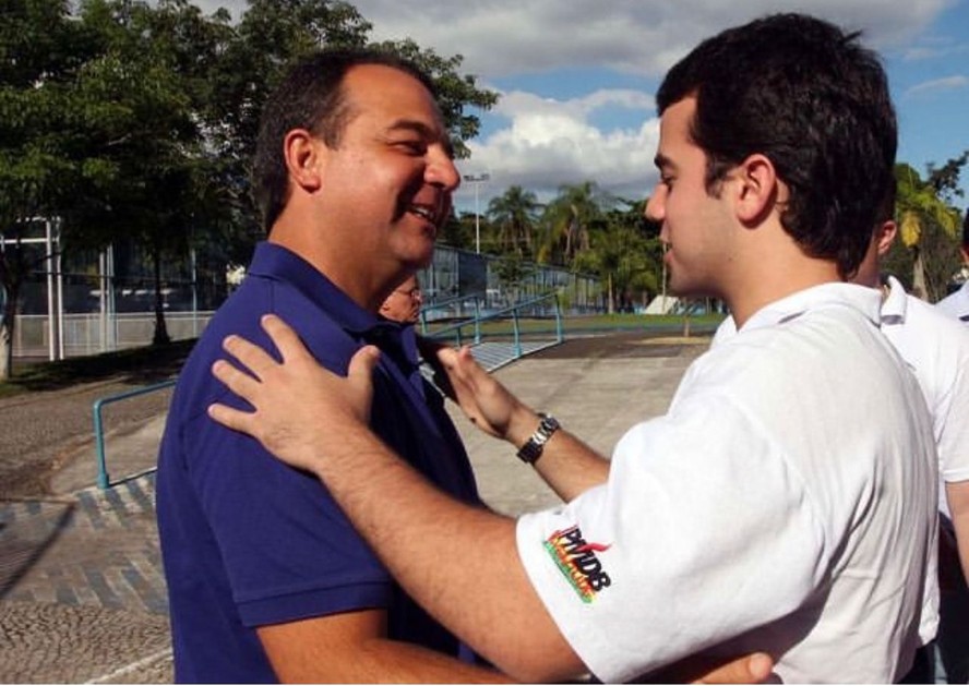 Sérgio Cabral e o filho Marco Antônio