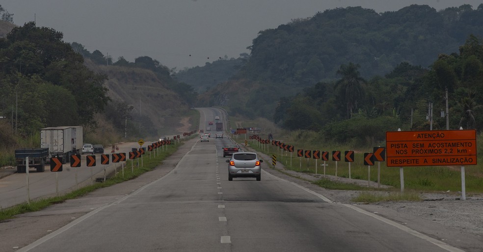 Nova licitação sobre trecho da BR 040 que liga Brasília a Juiz de Fora, em Minas Gerais, é preparada pela ANTT — Foto: Hermes de Paula