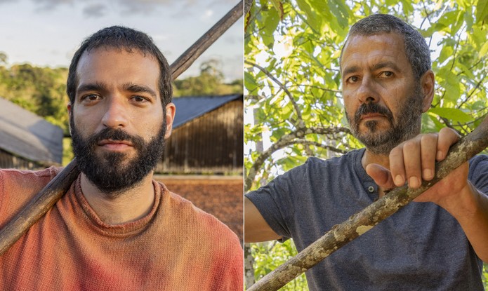 Humberto Carrão e Marcos Palmeira vivem José Inocêncio em 'Renascer'