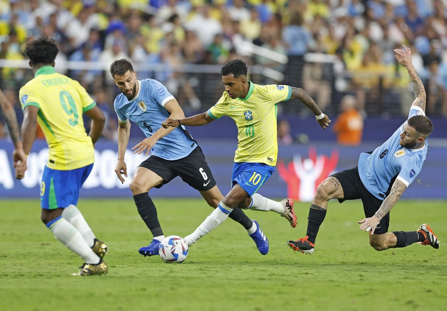 Brasil foi eliminado para o Uruguai na Copa América
