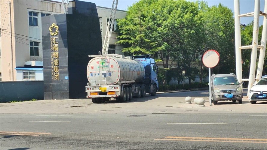 Caminhões usados no transporte