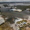 O principal aeroporto do Rio Grande do Sul, o Salgado Filho, em Porto Alegre, continua alagado pelas enchentes que atinge o estado - Rafa Neddermeyer/Agência Brasil