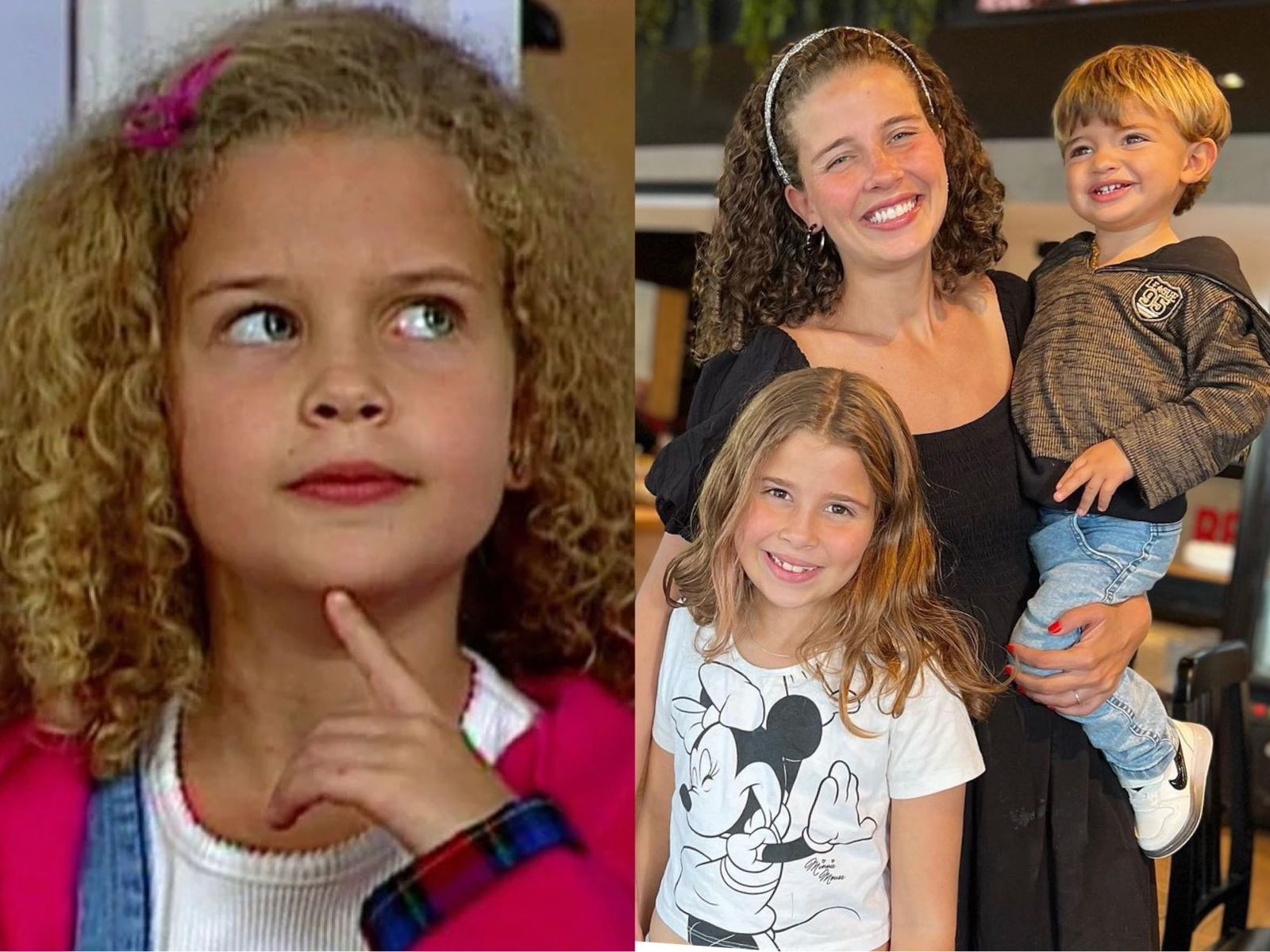 Debby Lagranha fez vários programas infantis da Globo e também integrou o elenco de "Malhação" e "A vida da gente". Hoje, aos 31 anos, ela tem dois filhos e se dedica à carreira de médica veterinária — Foto: Reprodução TV Globo/Instagram