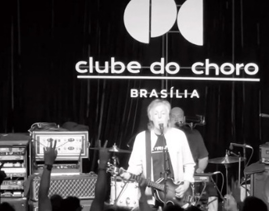 Paul McCartney em show no Clube do Choro