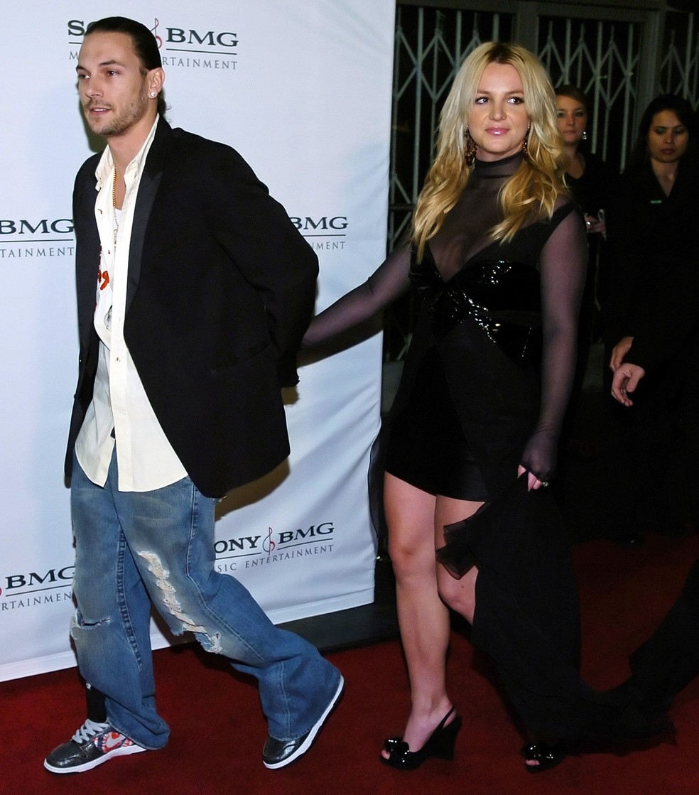 Britney Spears e Kevin Federline — Foto: Reprodução
