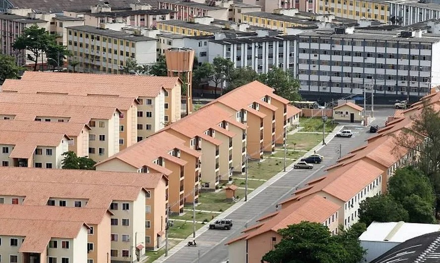 Conjunto Habitacional do programa Minha Casa, Minha Vida, no Complexo do Alemão