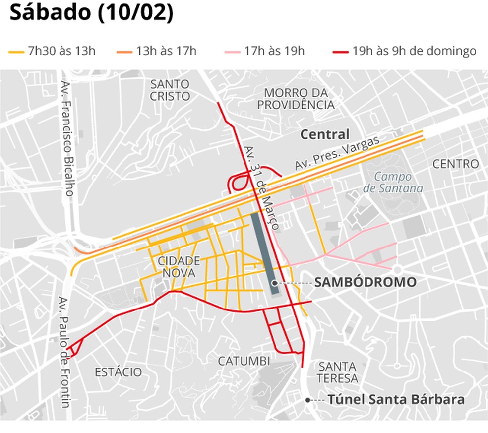 Esquema de trânsito — Foto: Editoria de Arte