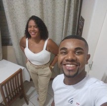 O participante do "BBB" 24 Davi vive com a namorada em Salvador em uma casa dada pela sogra dele — Foto: Arquivo pessoal