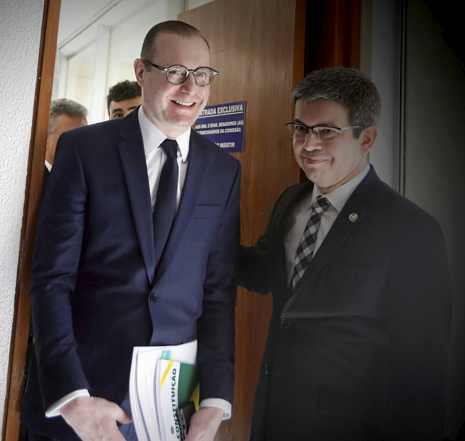 Cristiano Zanin chega ao Senado Federal para a sabatina.  — Foto: Cristiano Mariz / Agência O Globo