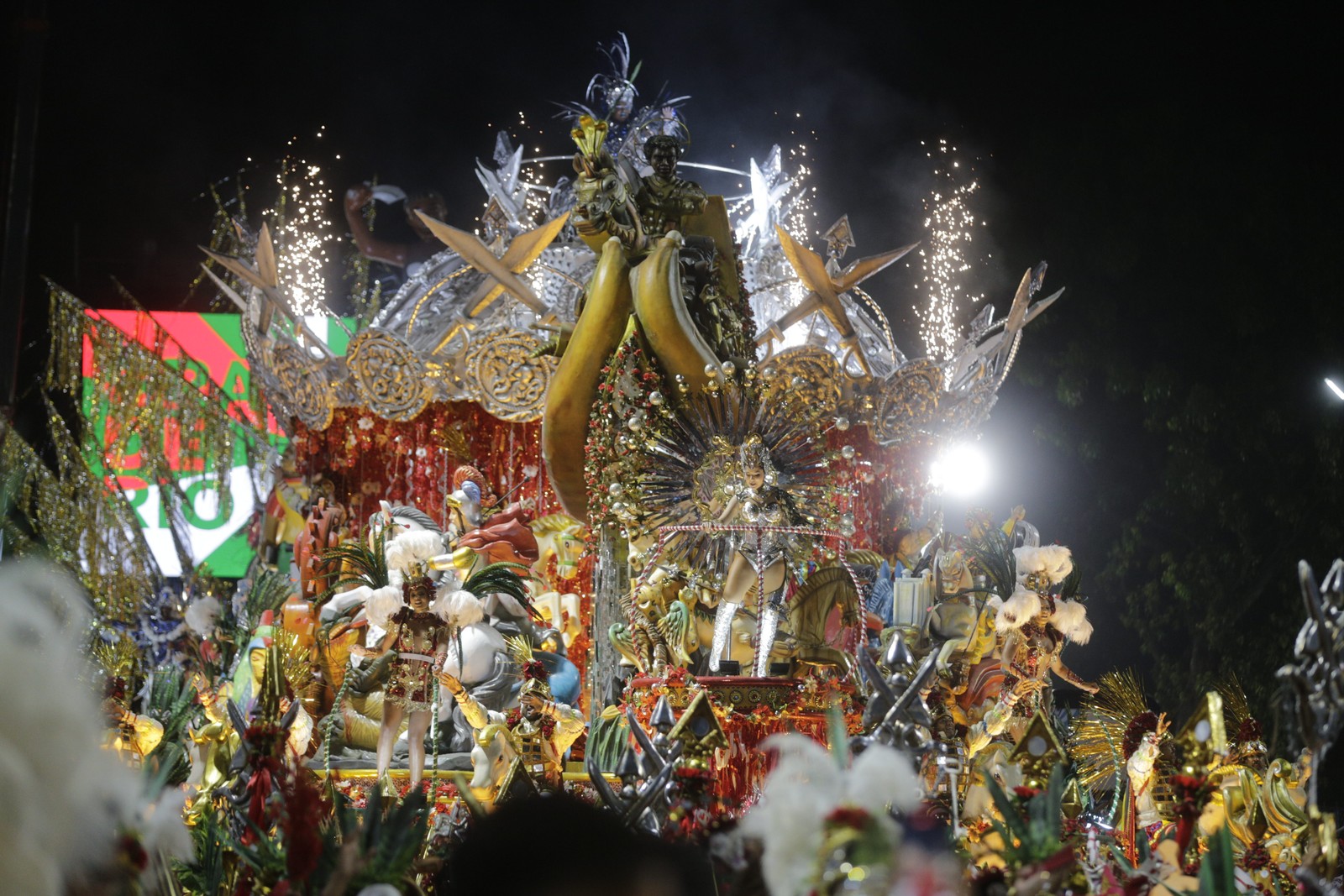 Desfile da Grande Rio na Marquês de Sapucaí — Foto: Alexandre Cassiano