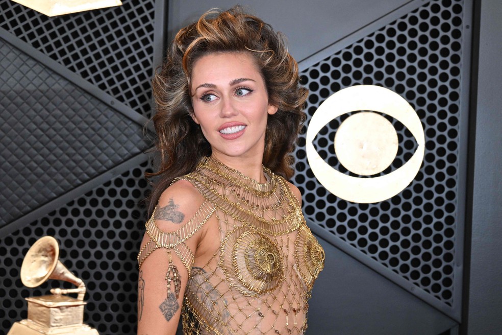 Miley Cyrus — Foto: ROBYN BECK/AFP