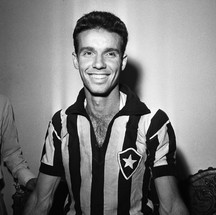 Zagallo quando atleta do Botafogo — Foto: Arquivo O Globo