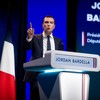 Jordan Bardella é presidente interino do Reunião Nacional (RN) desde setembro de 2021 e principal nome para assumir o comando do partido no lugar de Marine Le Pen - Benjamin Girette/Bloomberg