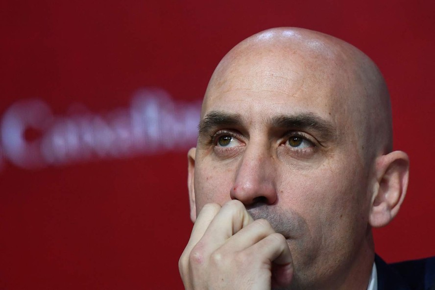 Presidente da Federação Espanhola de Futebol (RFEF) Luis Rubiales