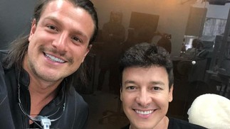 O dentista Rafael Puglisi e o apresentador Rodrigo Faro — Foto: Reprodução/Instagram