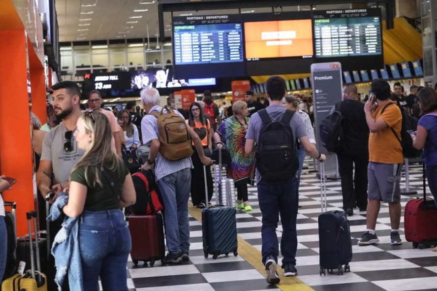 Aeroporto de Congonhas, em São Paulo