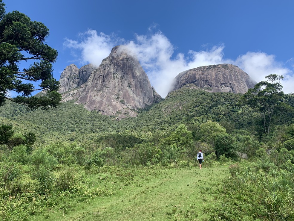 Caminhada pelo Parque Estadual dos Três Picos, em Nova Friburgo, na Região Serrana do Rio — Foto: Divulgação / TurisRio / Philipe Campello