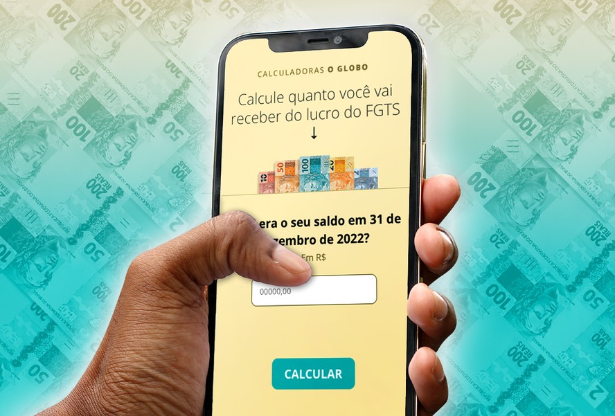 Calculadora do GLOBO mostra quanto trabalhador vai receber de lucro do FGTS