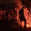 Manifestantes bloqueiam uma via principal em Tel Aviv, Israel, na noite de domingo, 1º de setembro de 2024 - Avishag Shaar-Yashuv/The New York Times