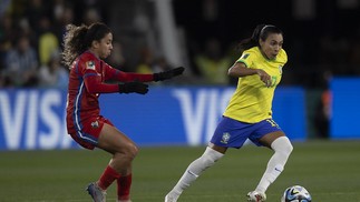 Marta estreia na Copa do Mundo — Foto: Thais Magalhães/CBF