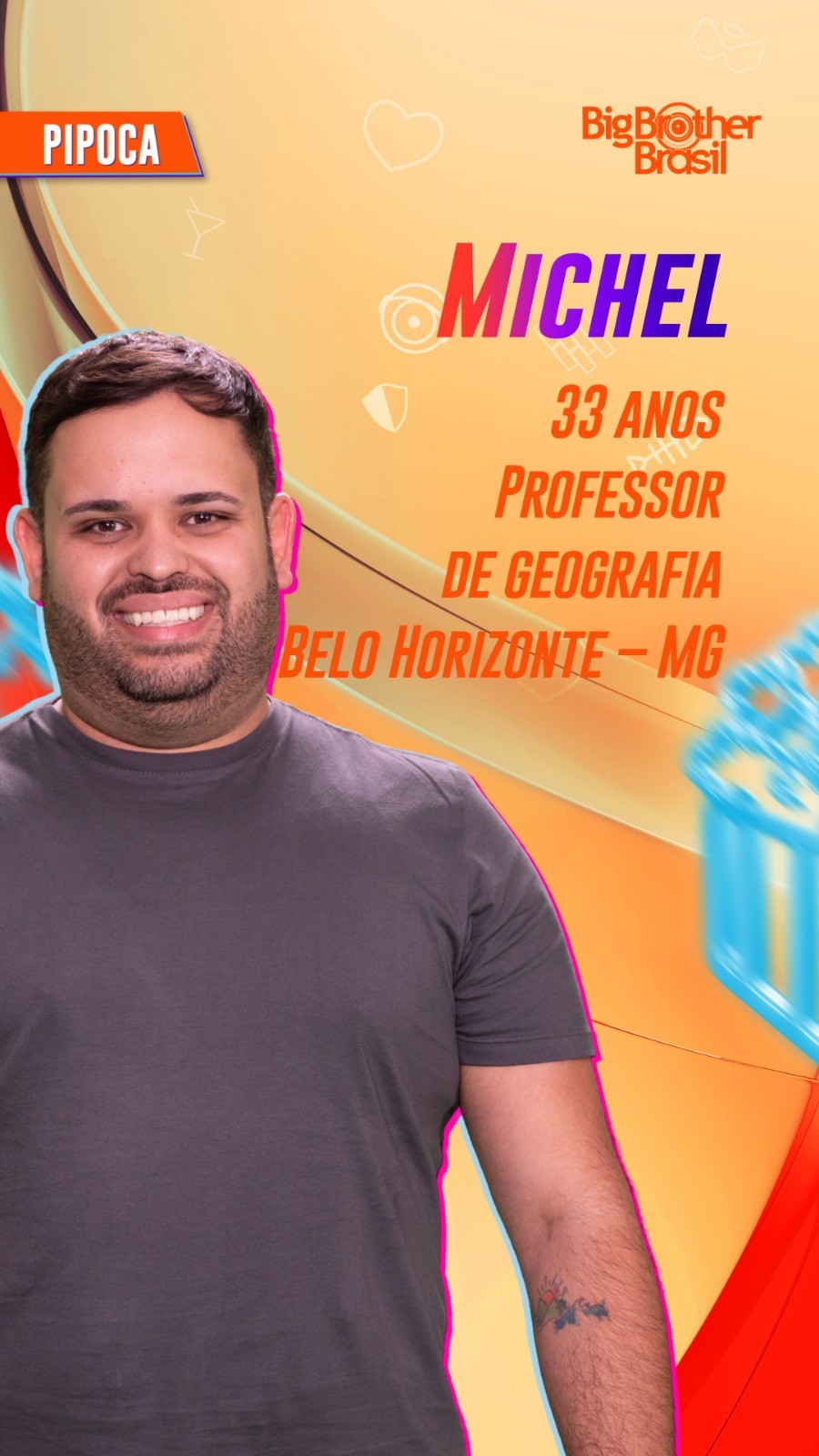 Michel, professor de Belo Horizonte — Foto: Divulgação