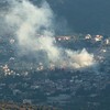 Fumaça se espalha após um ataque israelense na vila de Kfar Kila, no sul do Líbano, em 16 de julho de 2024, em meio às contínuas tensões na fronteira entre o Líbano e Israel - RABIH DAHER/AFP