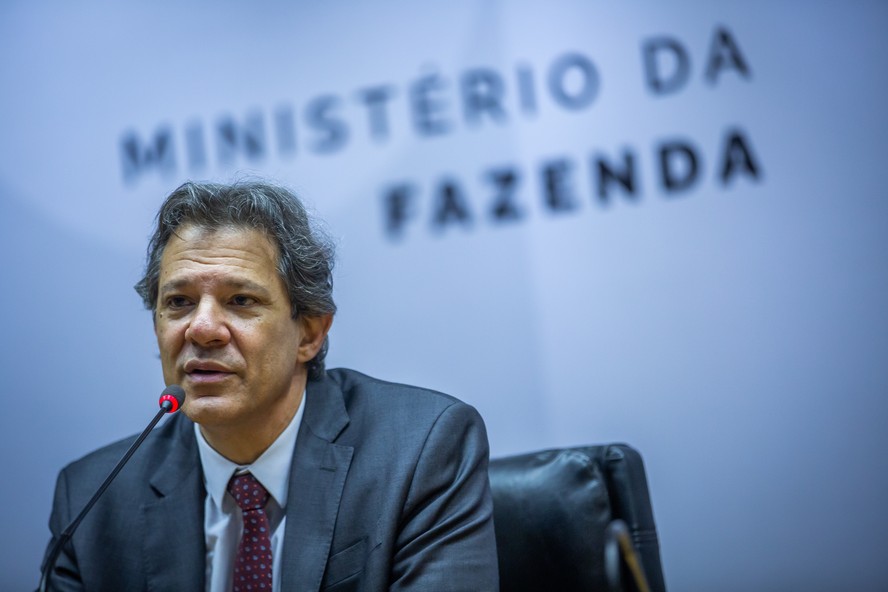 O ministro da Fazenda, Fernando Haddad