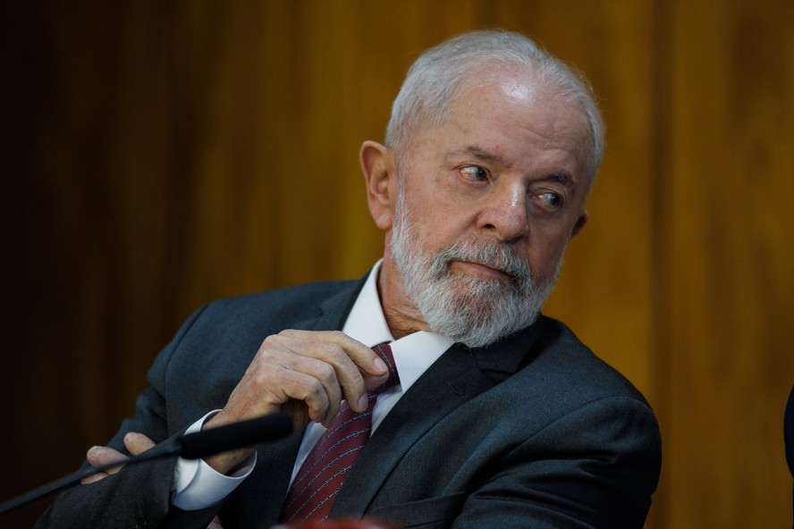 O presidente Luiz Inácio Lula da Silva durante cerimônia em Brasília na última segunda-feira (17)