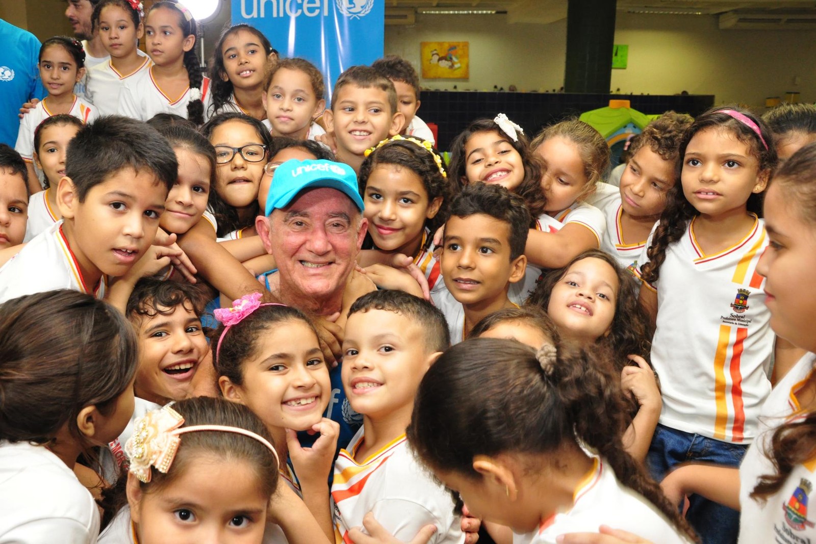 Renato Aragão é o primeiro embaixador do Unicef no Brasil, desde 1991 — Foto: Evilázio Bezerra/Unicef