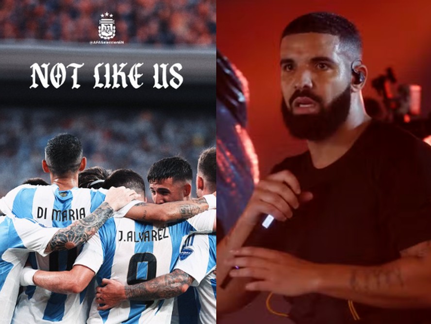 Seleção argentina responde Drake após aposta milionária no Canadá