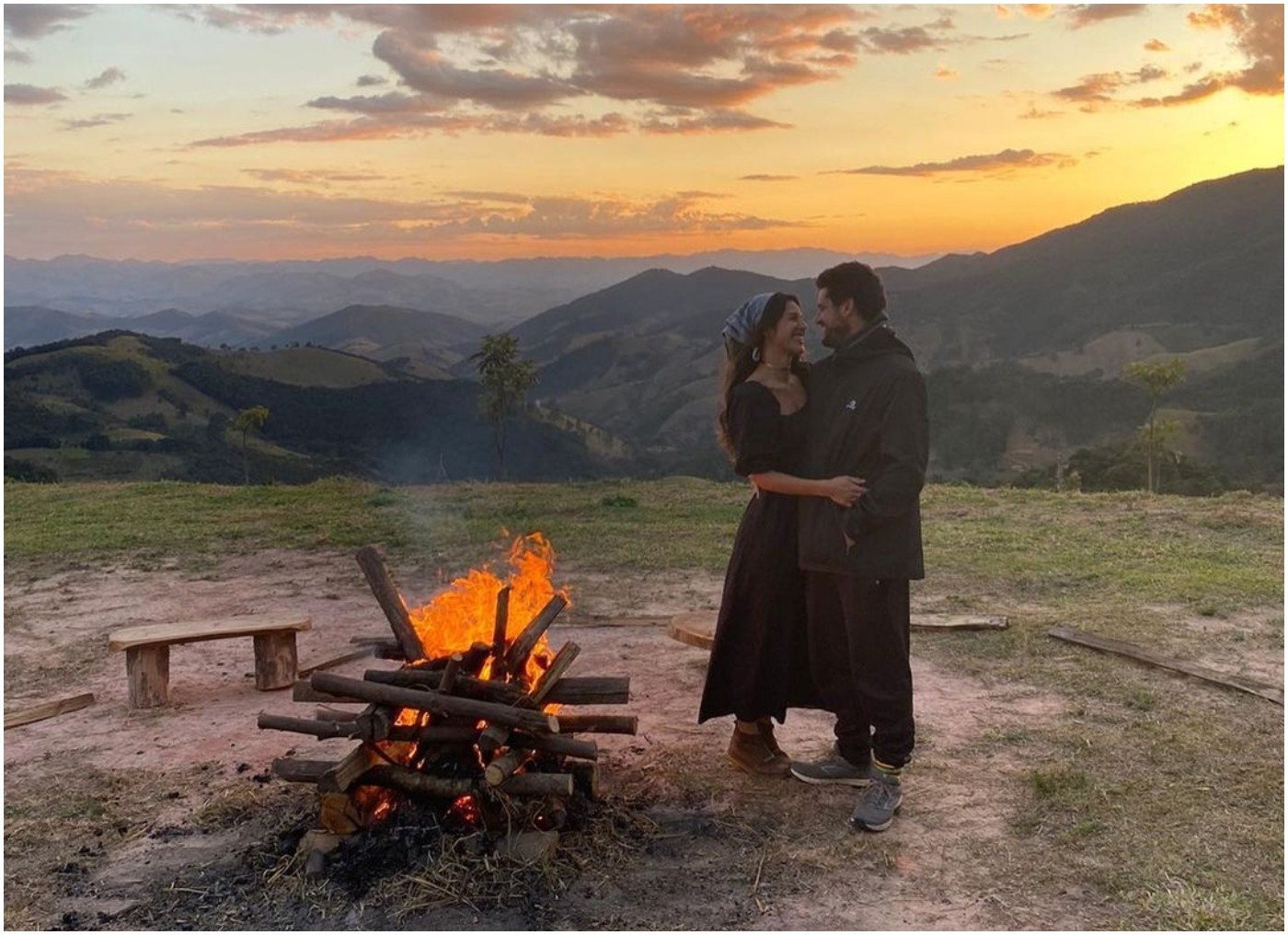 Yanna Lavigne e Bruno Gissoni tem uma casa em Minas— Foto: Instagram