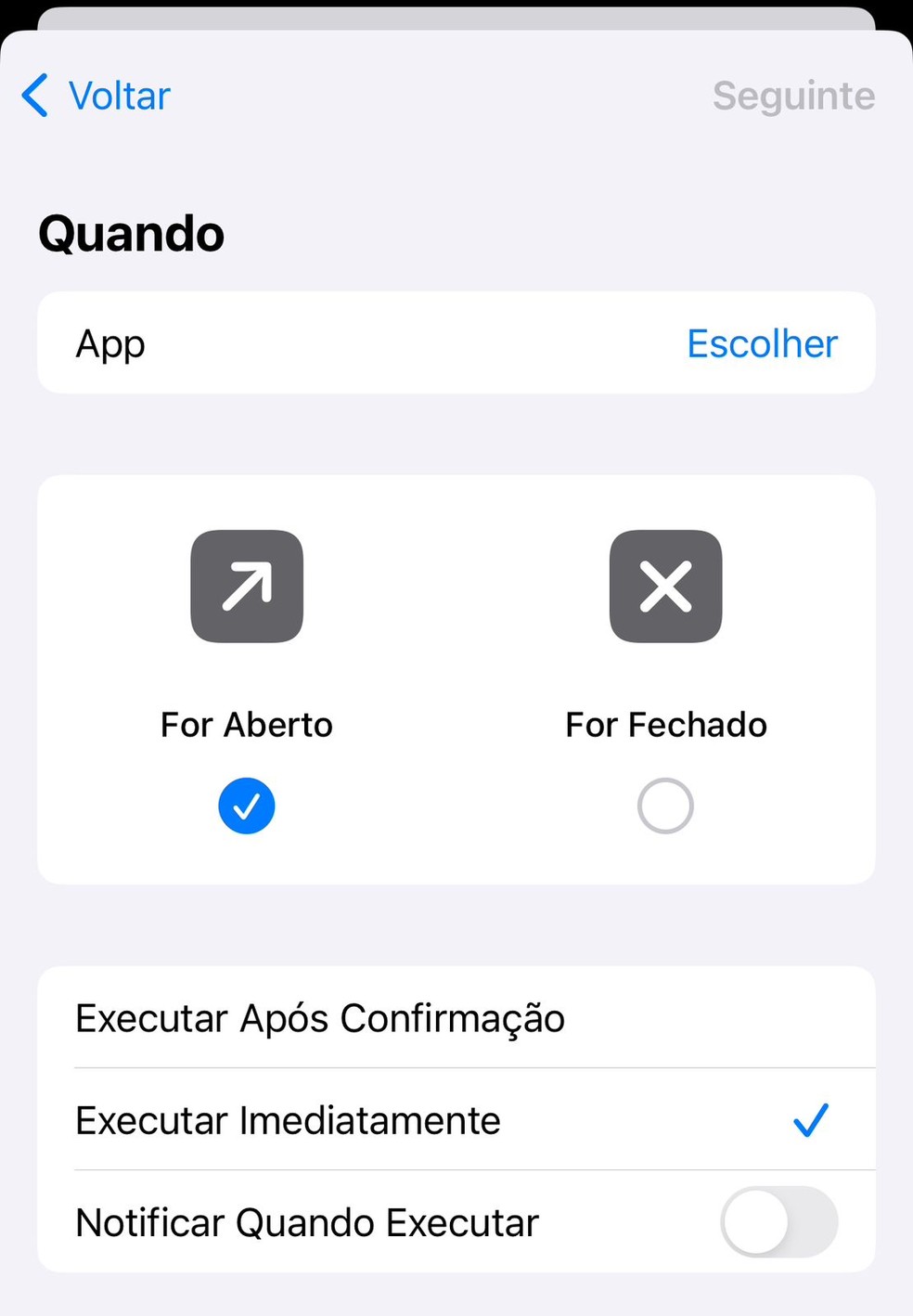 iPhone: como ativar o uso de atalhos como proteção extra de aplicativos de bancos — Foto: Reprodução