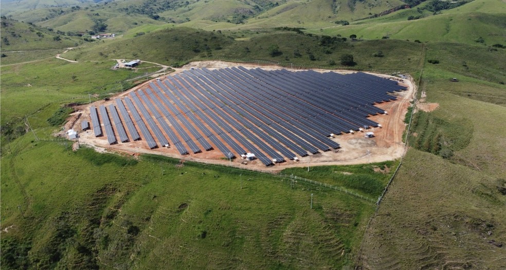 Vassouras tem uma das fazendas solares que fornecem energia para condomínios da Zona Sul do Rio — Foto: Divulgação/Fazenda Independência