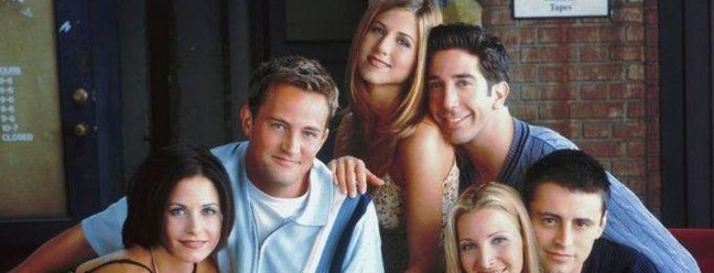 Atores da sitcom 'Friends', dos anos 90 — Foto: Reprodução