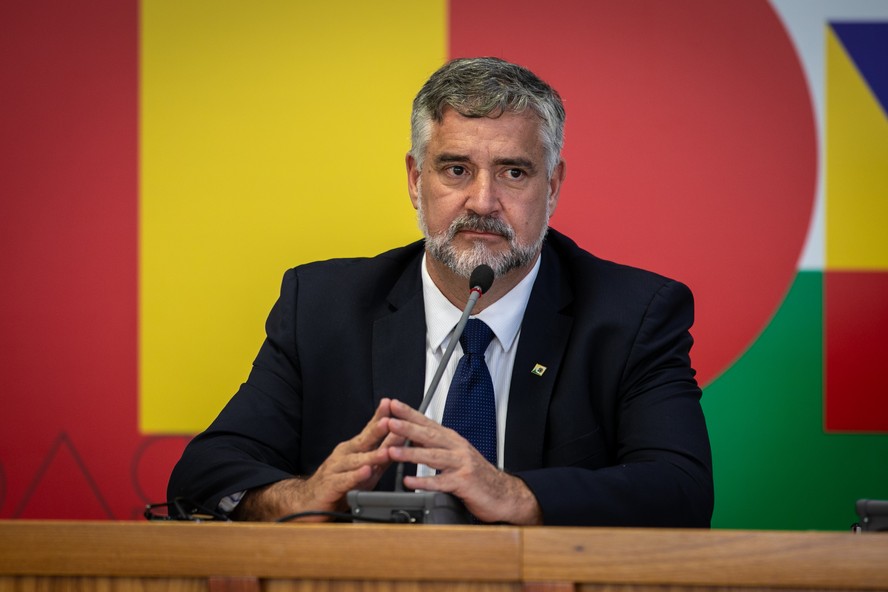 O ministro da Secom, Paulo Pimenta