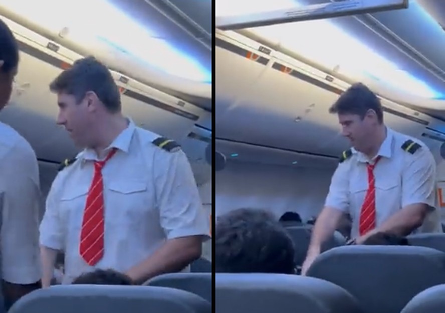 Comissário viraliza ao usar gravata do RBD em voo para o Rio de Janeiro