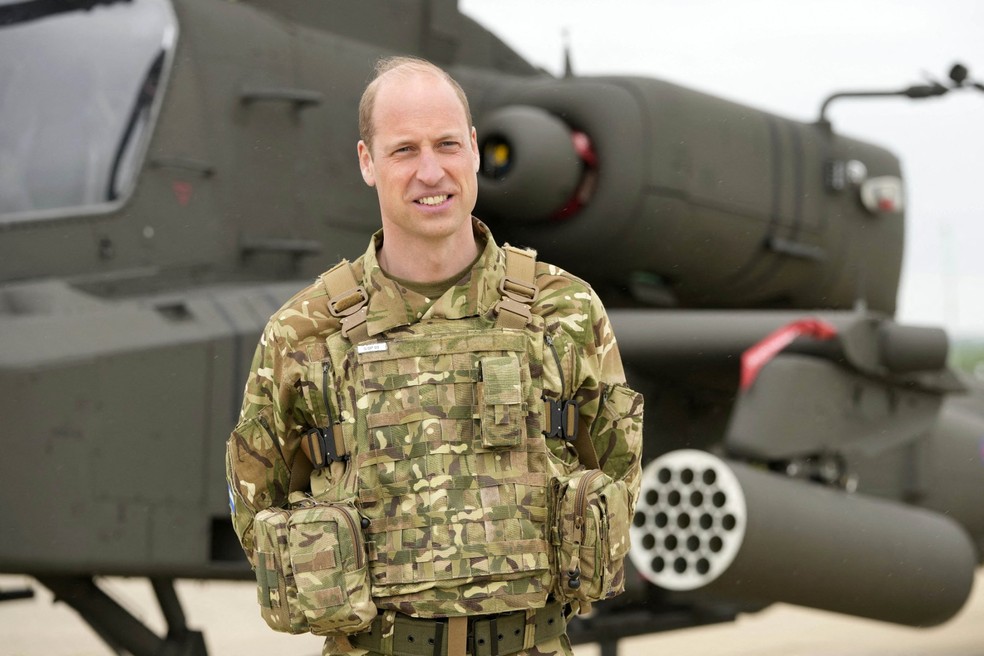 William já passou mais de sete anos no exército — Foto: AFP