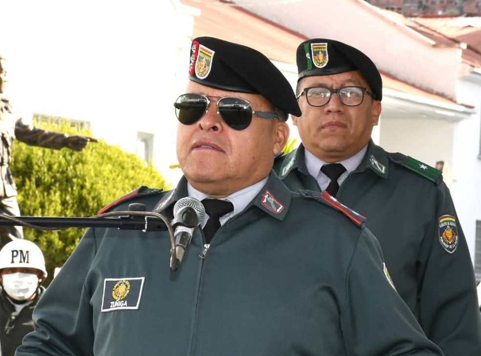General Juan José Zúñiga é apontado como nome por trás de tentativa de golpe, na Bolívia — Foto: Divulgação/Exército da Bolívia