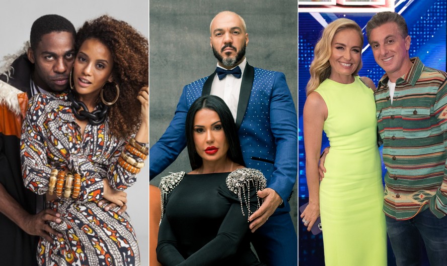 Taís e Lázaro; Gracyanne e Belo; Angélica e Luciano Huck