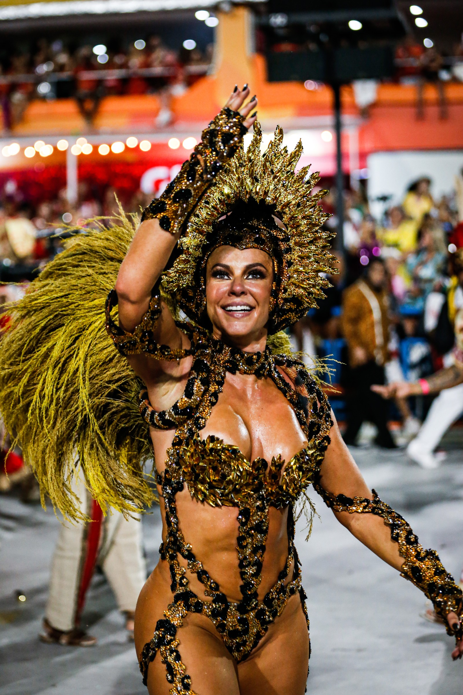 O vídeo de Paolla se apresentando foi o mais assistido do Carnaval, com cerca de 60 milhões de visualizações — Foto: Hermes de Paula