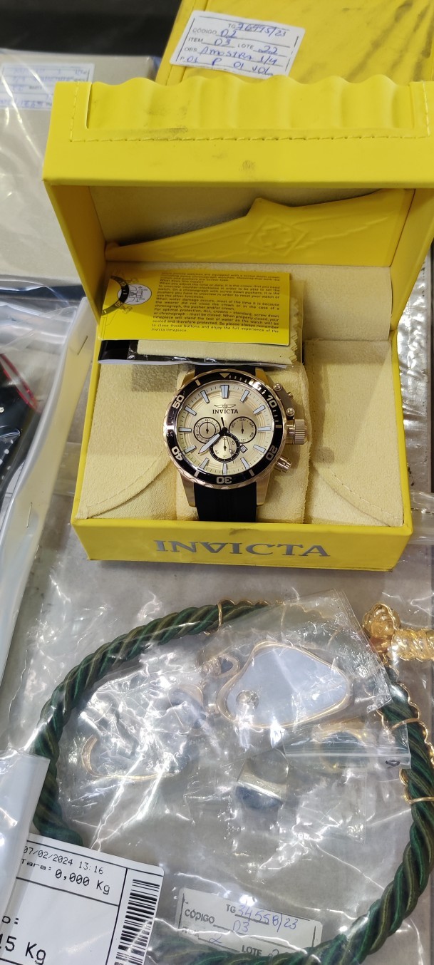 Relógios estão entre bens que serão leiloados pela Receita — Foto: Divulgaçaõ