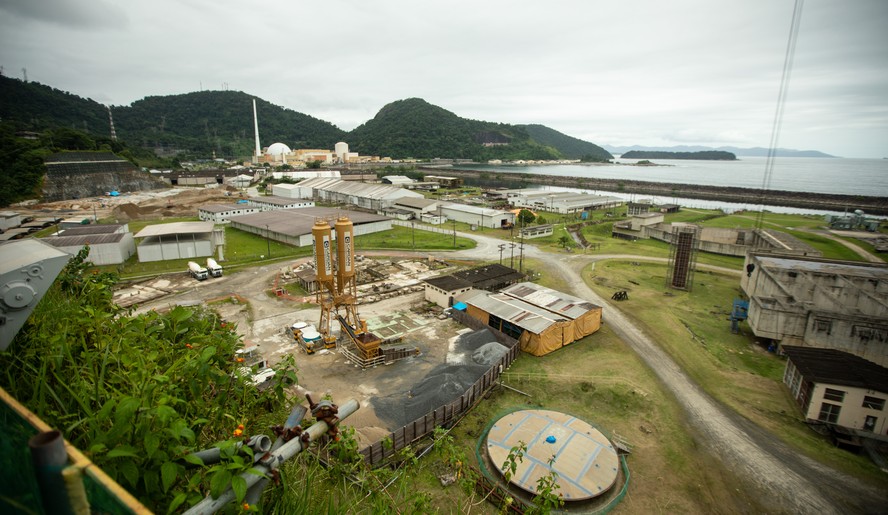 Obras paradas em Angra 3, em 2020