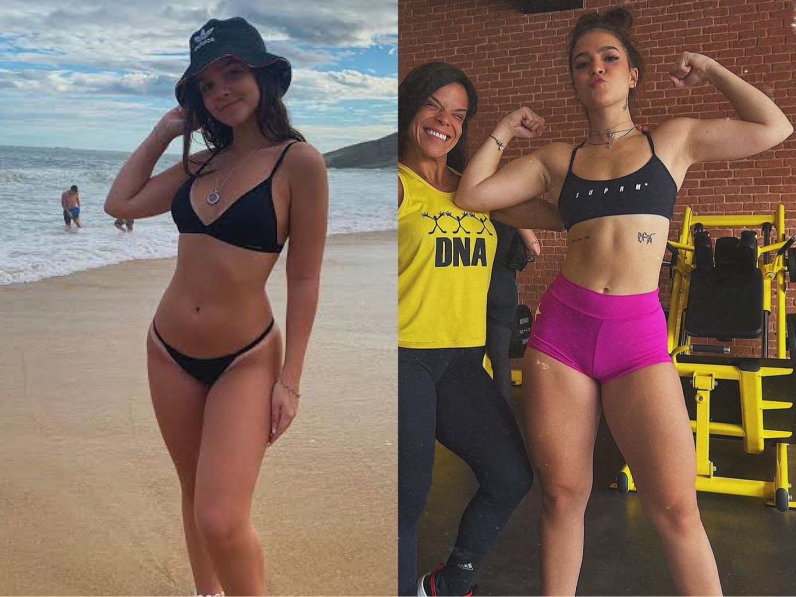 Mel Maia intensificou os treinos com personal trainer — Foto: Reprodução/Instagram