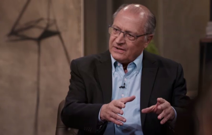 O vice-presidente, Geraldo Alckmin, em entrevista para o programa Conversa com Bial