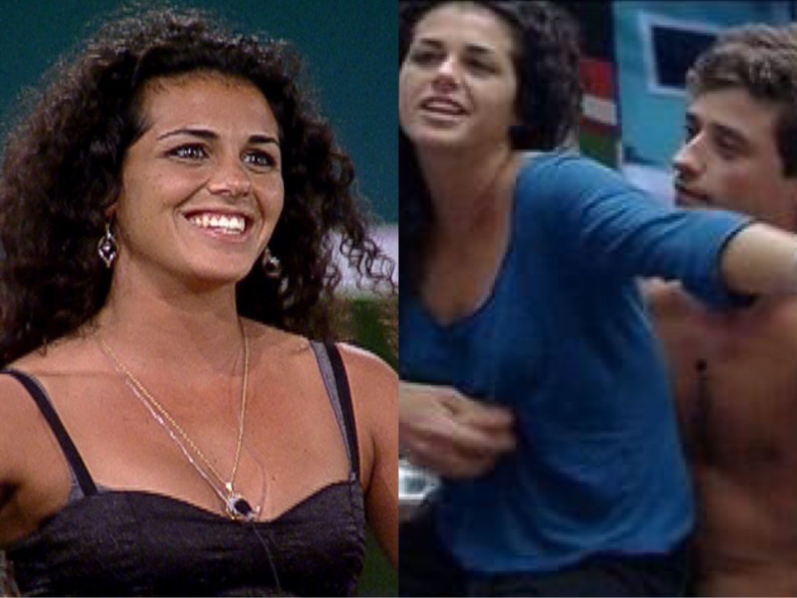 "BBB" 12: Noemí Merino participou do "Gran hermano", versão espanhola do reality, antes de entrar no reality brasileiro. Ela passou alguns dias no programa e viveu um affair com Fael, que acabou vencendo aquela edição — Foto: Reprodução/TV Globo