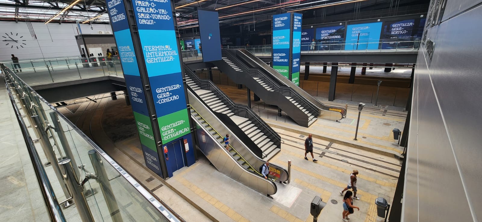 Terminal Gentileza: nova estrutura vai conectar 18 bairros da cidade e ligar a Zona Oeste à região central — Foto: Custódio Coimbra/Agência O Globo