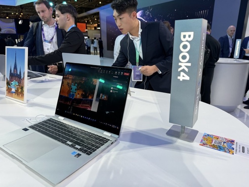 Samsung inicia venda no mundo do primeiro laptop com IA — Foto: Bruno Rosa